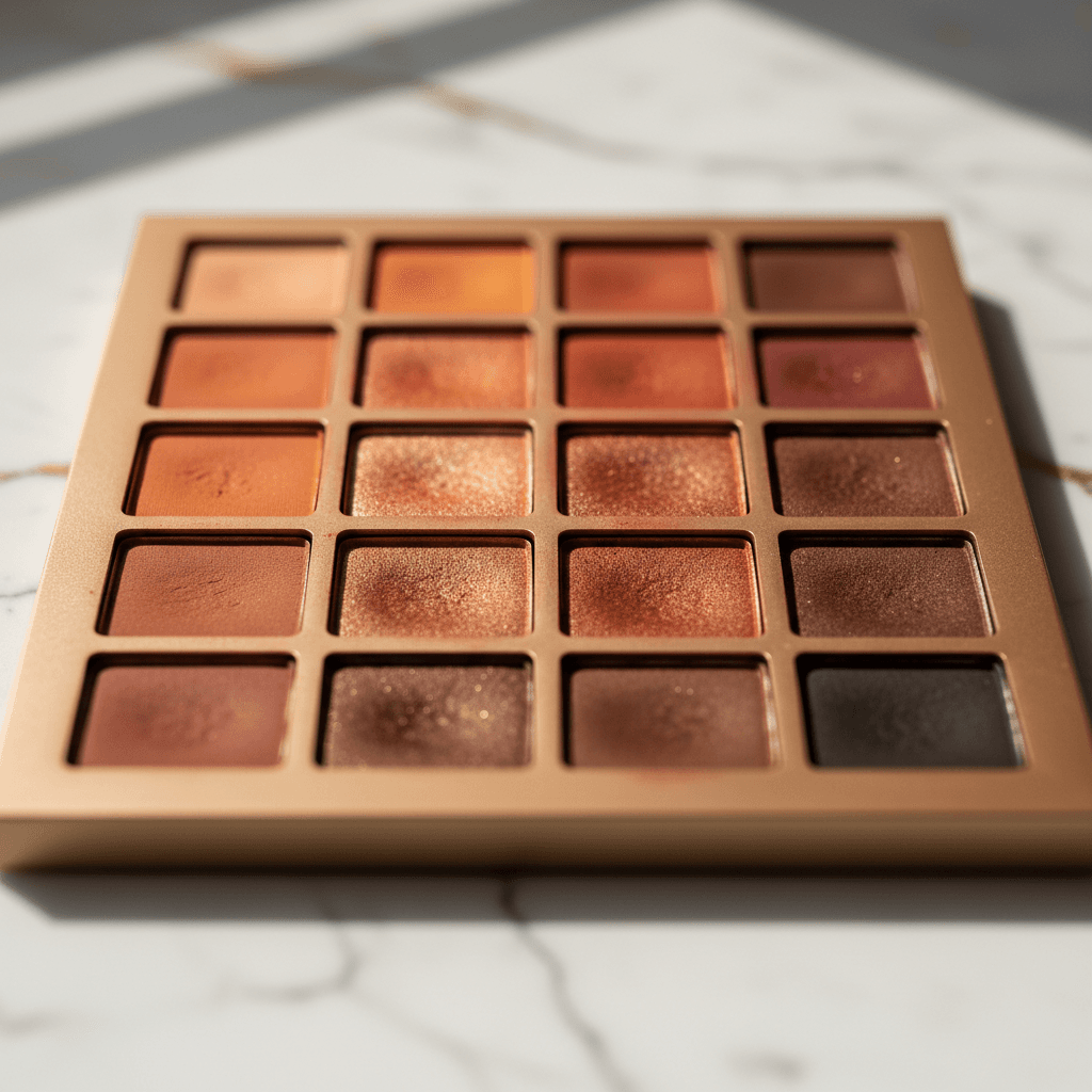 Professional makeup palettes with rich pigmented eyeshadows